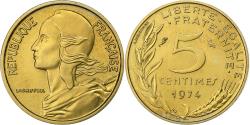 World Coins - Coin, France, Marianne, 5 Centimes, 1974, Paris, , Aluminum-Bronze