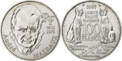 World Coins - France, 100 Francs, André Malraux, 1997, Silver, , Gadoury:954
