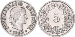 World Coins - Coin, Switzerland, 5 Rappen, 1939