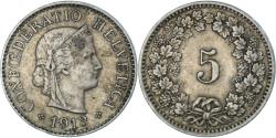 World Coins - Coin, Switzerland, 5 Rappen, 1913