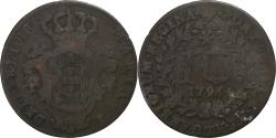 World Coins - Azores, Maria I, 10 Reis, 1795, Lisbon, Copper,