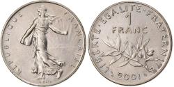 World Coins - France, Franc, Semeuse, 2001, Paris, Nickel, , Gadoury:474, KM:925.1
