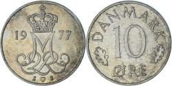 World Coins - Coin, Denmark, 10 Öre, 1977