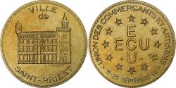 World Coins - France, Ecu, Saint-Priest, 1994, Copper-Nickel-Aluminum,
