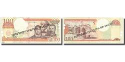 World Coins - Banknote, Dominican Republic, 100 Pesos Oro, 2001, 2001, Specimen, KM:167s2