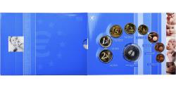 World Coins - Netherlands, Beatrix, Set 1 ct. - 2 Euro + Token, BU, 2005, Utrecht,