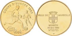 World Coins - France, Medal, Football, Coupe d'Europe, Marseille-Munich, 1993, Copper-Nickel