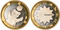 World Coins - Switzerland, Medal, Swissmint, Jeu de Monnaies Baby, 2010, Roland Hirter