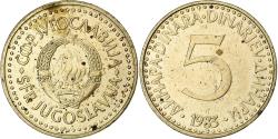World Coins - Yugoslavia, 5 Dinara, 1983