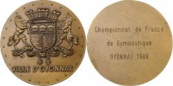 World Coins - France, Medal, Ville d'Oyonnax, 1988, Bronze,