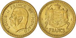 World Coins - Coin, Monaco, 2 Francs, 1943, Paris, , Cupro-Aluminium, Gadoury:134