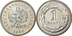 World Coins - Poland, Zloty, 1992, Warsaw, Copper-nickel, , KM:282