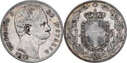 World Coins - Italy, Umberto I, 5 Lire, 1879, Rome, Silver, , KM:20