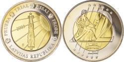 World Coins - Latvia, 2 Euro, 2003, unofficial private coin, , Copper Plated Steel