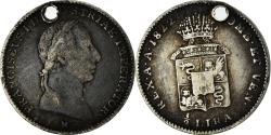 World Coins - Coin, ITALIAN STATES, LOMBARDY-VENETIA, Franz II, 1/2 Lira, 1822, Milan