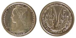 World Coins - Coin, French Equatorial Africa, Franc, 1948, Paris, , Copper-nickel