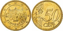 World Coins - Slovakia, 50 Euro Cent, 2009, Kremnica, Brass, , KM:100