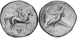 Ancient Coins - Calabria, Didrachm, ca. 280-272 BC, Tarentum, Silver, , HGC:1-888, HN