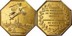 World Coins - France, Token, Chambre de Commerce de Rouen, 1802, Lecomte, , Vermeil