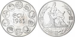 World Coins - France, Medal, Ecu Europa, Seated Europa, 1983, MDP, Copper-nickel, Rodier