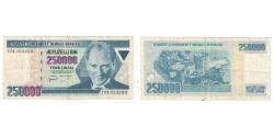 World Coins - Banknote, Turkey, 250,000 Lira, 1970, 1970-10-14, KM:207, EF(40-45)