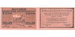 World Coins - Austria, Frankenmarkt, O.Ö., Gemeinde, 10 Heller, 1921-05-31, UNC(60-62)