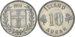 World Coins - Coin, Iceland, 10 Aurar, 1971