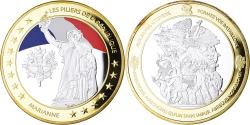 World Coins - France, Medal, Les piliers de la République, Politics, 2010, La Marseillaise