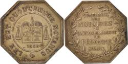 World Coins - France, Token, Notary, 1858, , Silver, Lerouge:326
