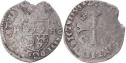 World Coins - Coin, France, Henri IV, Douzain du Dauphiné aux 2 H, 1593, Grenoble,