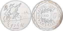 World Coins - France, 10 Euro, 2014, Sempé Égalité Été, , Silver