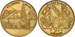 World Coins - Belgium, Token, 50 kapoenen Willebroek, 1980, Brass plated steel,