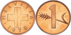 World Coins - Coin, Switzerland, Rappen, 1975, Bern, , Bronze, KM:46
