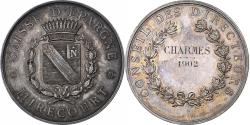 World Coins - France, Medal, Caisse d'Épargne Mirecourt, 1902, Silver,