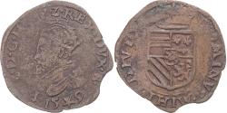 World Coins - Coin, Spanish Netherlands, Philip II, Liard, 1591, Maastricht, , Copper