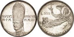World Coins - Coin, VATICAN CITY, Paul VI, 500 Lire, 1969, , Silver, KM:115