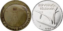 World Coins - Italy, Token, L'Homme de Vitruve, Aluminium,