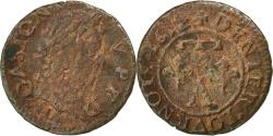 World Coins - Coin, France, Denier Tournois, 1652, Trévoux, , Copper, Boudeau:1090