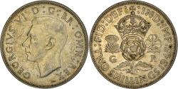 World Coins - Coin, Great Britain, George VI, Florin, Two Shillings, 1945, , Silver