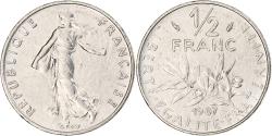 World Coins - France, Semeuse, 1/2 Franc, 1987, Monnaie de Paris, , Nickel, KM:931.1