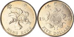World Coins - Coin, Hong Kong, Elizabeth II, 5 Dollars, 1997, , Copper-nickel, KM:65