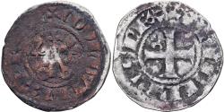 World Coins - France, Philippe IV le Bel, Double Tournois, 1295-1303, Billon,