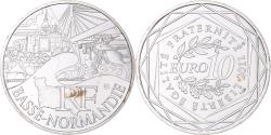 World Coins - France, 10 Euro, Basse Normandie, 2011, Paris, , Silver, KM:1729