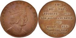 World Coins - France, Medal, Dagobert II, History, XIXth Century, , Copper