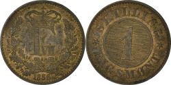 World Coins - Coin, Denmark, Frederik VII, Skilling Rigsmont, 1856, , Bronze, KM:763