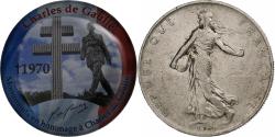World Coins - France, Token, Charles de Gaulle, Monuments en hommage, Nickel,
