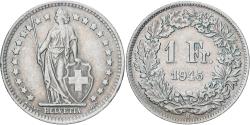 World Coins - Coin, Switzerland, Franc, 1945, Bern, , Silver, KM:24