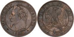 World Coins - France, Napoleon III, 2 Centimes, Napoléon III, 1861, Paris, Bronze,