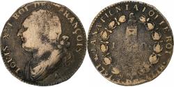World Coins - France, Louis XVI, 12 deniers françois, 1791·3, Lyon, Copper,