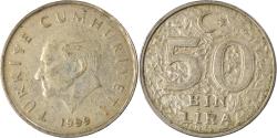 World Coins - Coin, Turkey, 50000 Lira, 50 Bin Lira, 1999